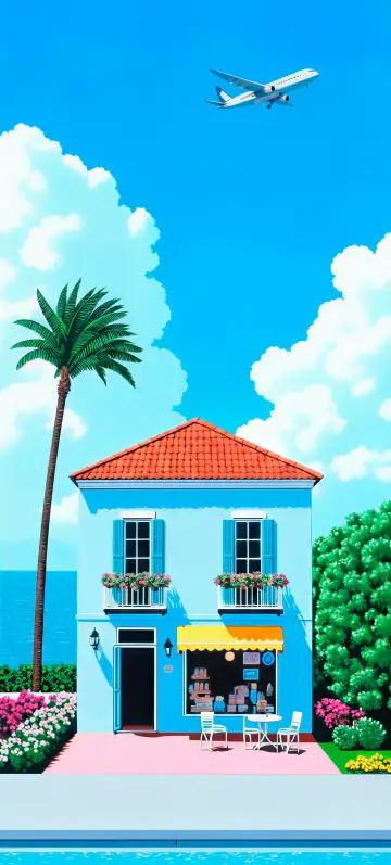 Hintergrundbild „Where we started dreaming“ · Stil Pastell-Postkarte