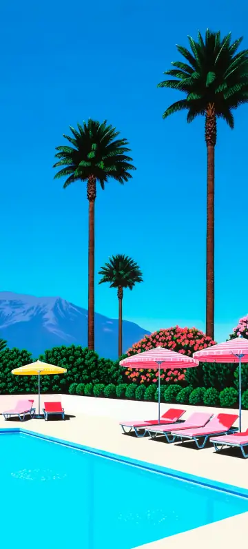 Hintergrundbild „You're my Oasis“ · Stil Pastell-Postkarte