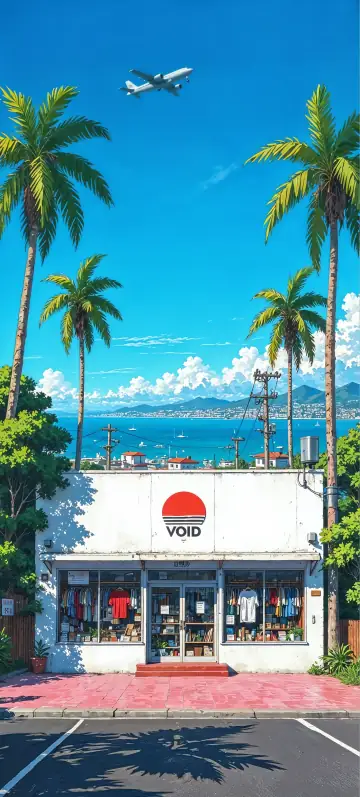 Hintergrundbild „We worked there“ · Stil Anime-Tage