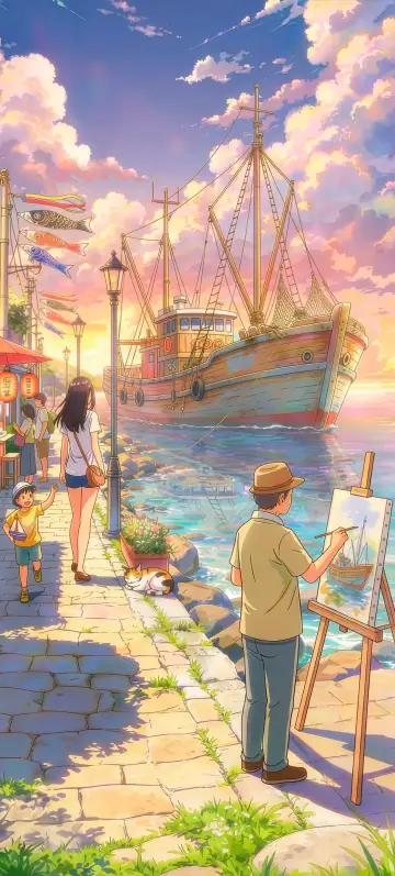 Hintergrundbild „This can't be real“ · Stil Anime-Tage