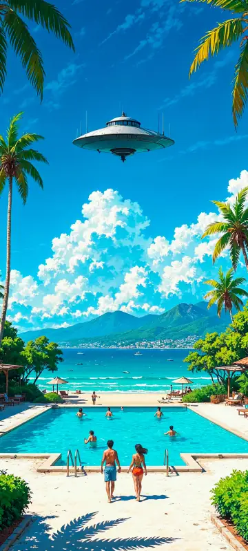 Hintergrundbild „What will happen now?“ · Stil Anime-Tage