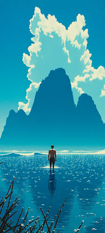Hintergrundbild „This is life“ · Stil Pastell-Postkarte