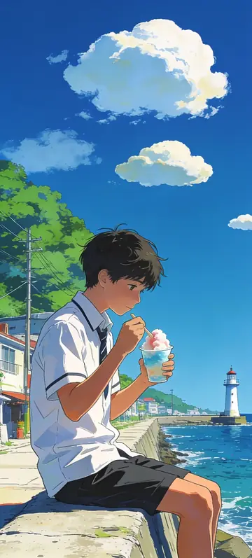 Fondo de pantalla «Shaved Ice» · estilo Anime Days