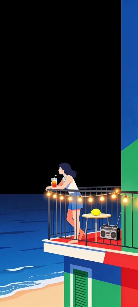 Fondo de pantalla «Balcony Lights» · estilo Smart Vector