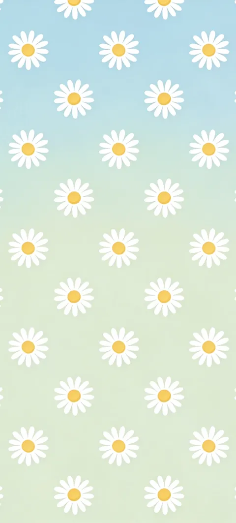 Fondo de pantalla «Daisy Print» · estilo Abstract