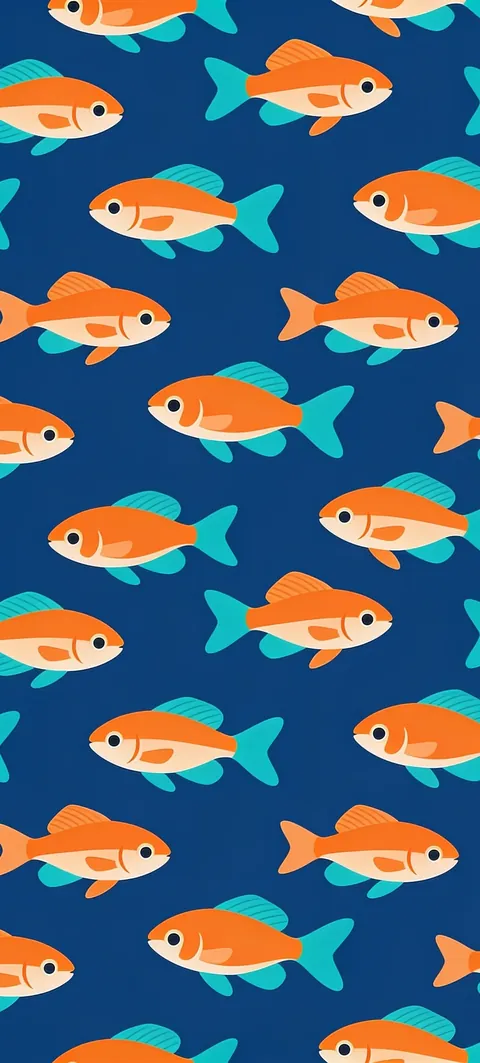 Fondo de pantalla «Fish Print» · estilo Abstract