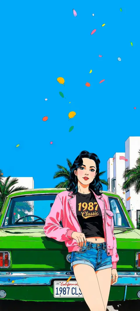“Just a ride, baby” wallpaper · Ink & Salt style