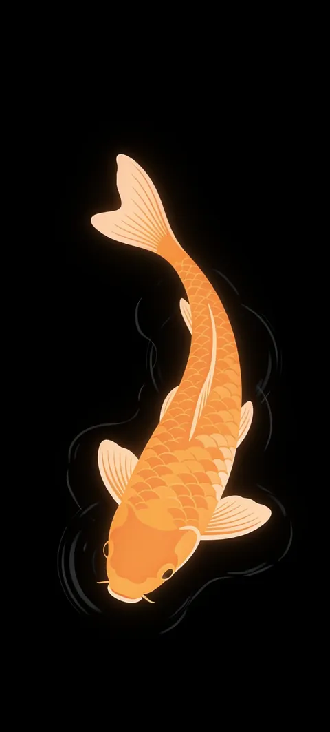 Fondo de pantalla «Koi in the Dark» · estilo Smart Vector