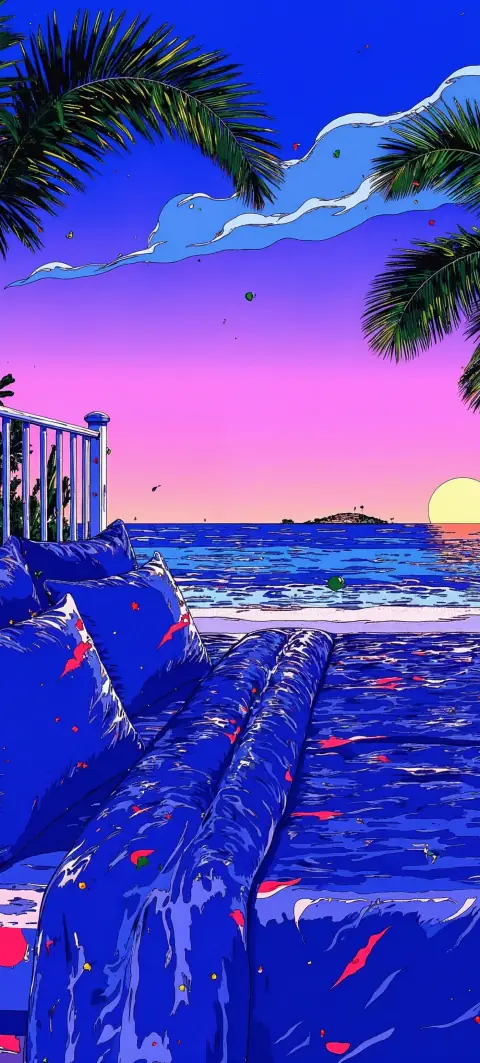 “Moonlit Serenade” wallpaper · Ink & Salt style