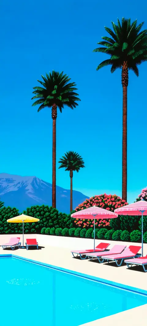 “You're my Oasis” wallpaper · Pastel Postcard style